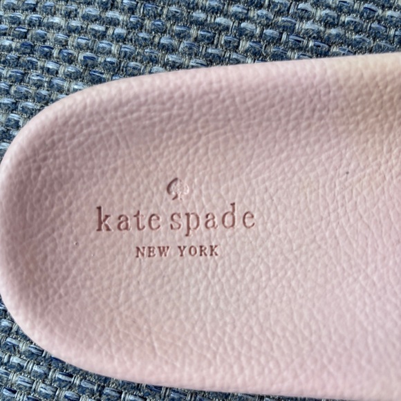Kate Spade Skye Floral Leather Pool Slide Sandals Size 8.5 - Picture 10 of 10